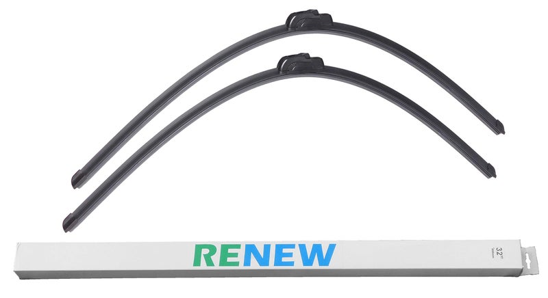 Renew RW32HKB9 32 Inch RV and Motorhome Wiper Blade Pair (Set of 2) for Small 9x3 Hook and works like 18-320 - Image 1